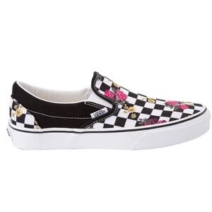 Vans Checkered Floral Slip On Women’s 9